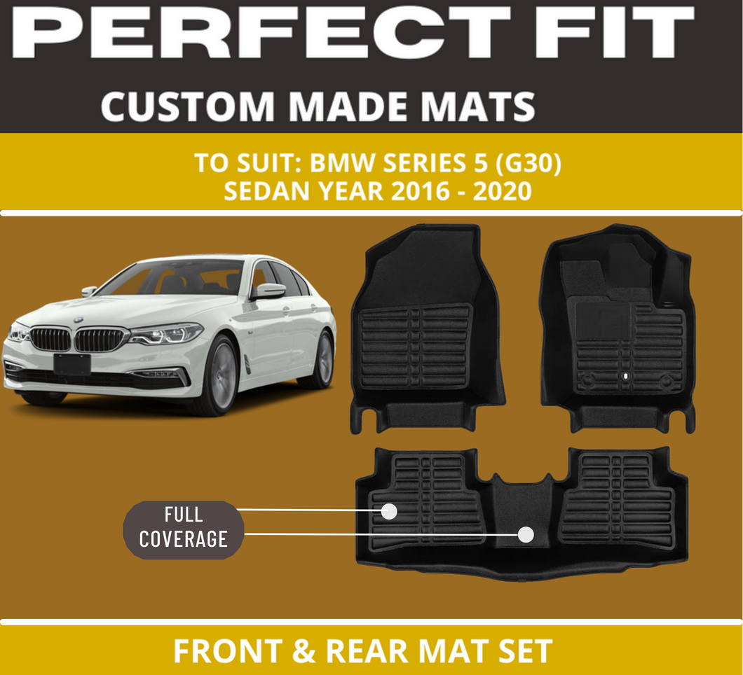 Custom Car Floor Mats for BMW 5-Series Sedan