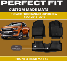 Load image into Gallery viewer, Custom Car Floor Mats for Ford Ranger SuperCrew
