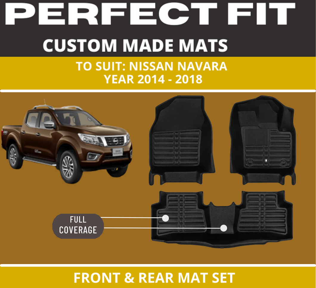 Custom Car Floor Mats for Nissan Navara (Manual)