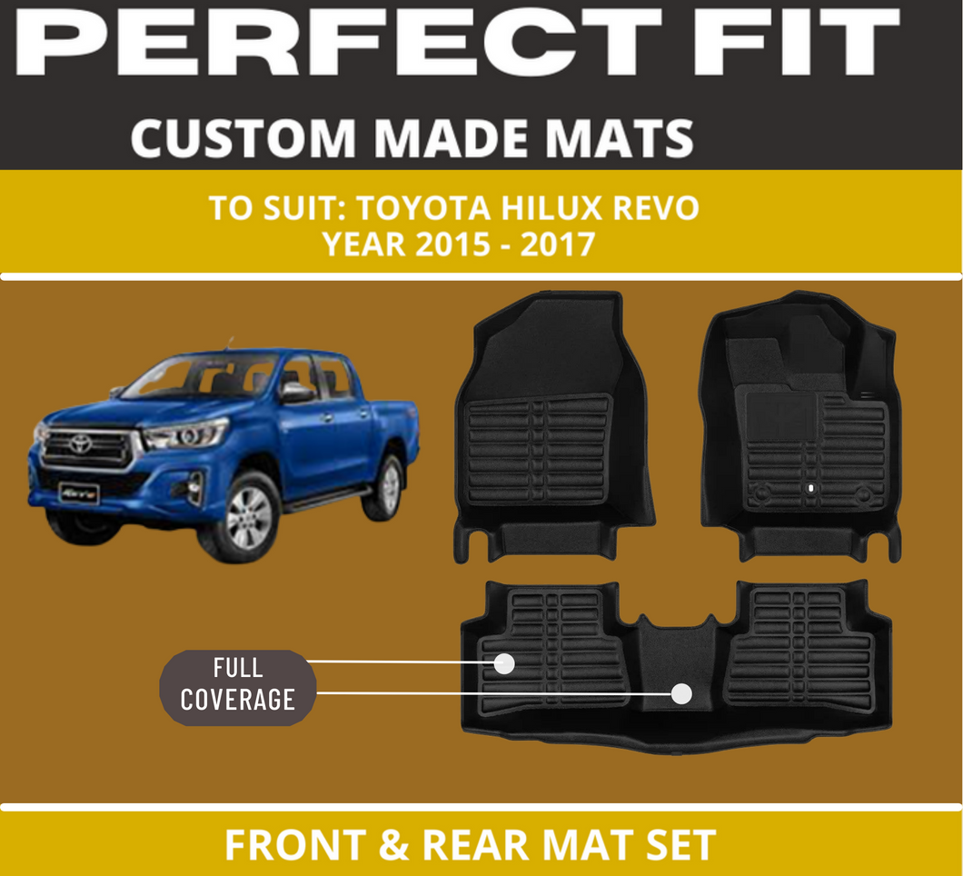 Custom Car Floor Mats for Toyota Hilux Revo
