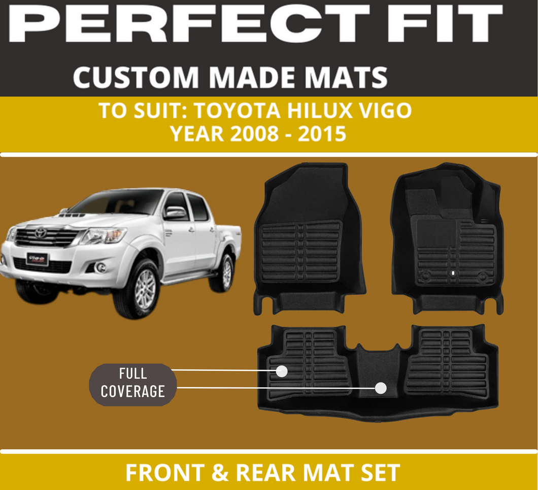 Custom Car Floor Mats for Toyota Hilux Vigo